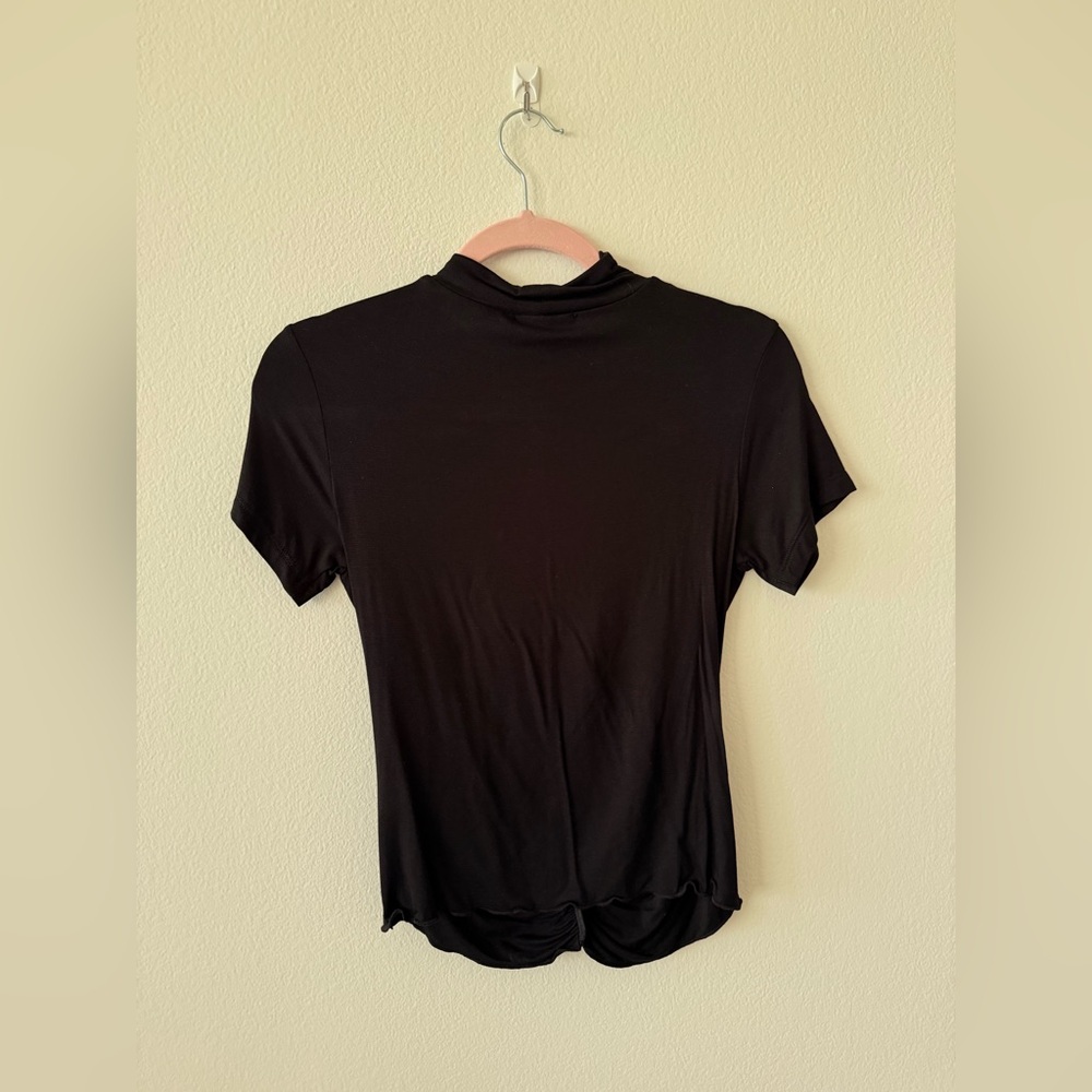 LNA | Black Ruched Top - Picture 4 of 4